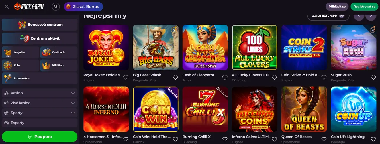 Rockyspin Casino site